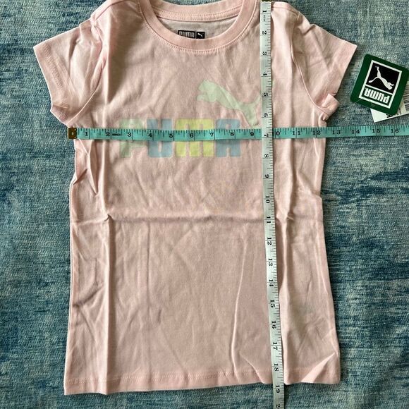 NWT! Girls Puma Pink Tee Size 5 - Picture 4 of 6